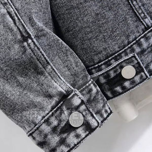 Men's Denim Jacket Button Front Classic Trucker Casual Streetwear Windproof 100% Cotton Outerwear - Product Image 5