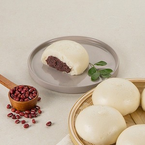 [MILWON] Colección de Comida Coreana para Tiendas: Snack de Frijol Rojo, Panecillo Coreano al Vapor de Trigo 500g, Producto para Mostrador de Cafetería - Product Image 3