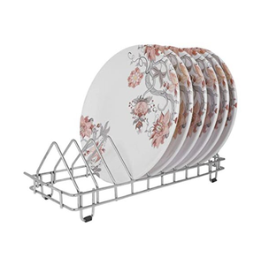 Escurridor de Platos de Acero Inoxidable para Encimera de Cocina, Soporte de Almacenamiento Resistente al Óxido, Portaplatos de Acero Inoxidable - Product Image 2