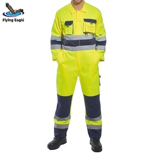 Uniforme de Trabajo Industrial Resistente, Chaqueta y Pantalones de Algodón Transpirable, Ropa de Trabajo Protectora - Product Image 3