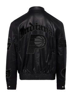 เสื้อแจ็คเก็ตหนังแท้สไตล์อังกฤษโบราณของ Pacers - Product Image 2