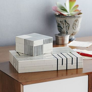 กล่องใส่เครื่องประดับเรซิ่นฝังลายทำมือระดับพรีเมียม เป็นมิตรกับสิ่งแวดล้อม รูปทรงและโลโก้สั่งทำได้ กล่องของขวัญขนาดเล็กสำหรับใส่ต่างหู - Product Image 6