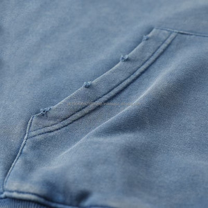 Men's <b>Vintage</b> Acid Wash Pullover Hoodie 450GSM Heavyweight High Quality 100% Cotton Custom Design Oversized Drop Cartoon - Product Image 3