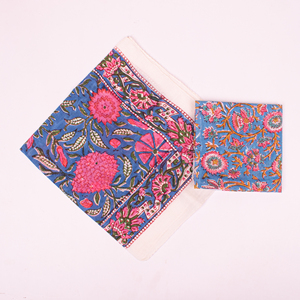 Organic Cotton Natural Dye Vintage Style Bandana Eco-friendly Fashion Accessory Unisex <b>Square</b> <b>Scarf</b> Handkerchiefs Craftjaipur - Product Image 3