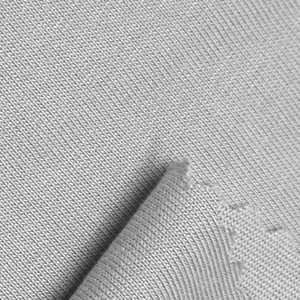 Tela de algodón ecológica con logotipo personalizado y diseño sencillo, material de tela única duradero para ropa, venta al por mayor de fábrica. - Product Image 3