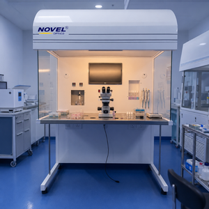 Estación de Trabajo Vertical para Laboratorio de FIV |   Mesa de Trabajo con Flujo de Aire Laminar HEPA para Laboratorios de Investigación en Embriología, OEM, ODM, ISO Clase 5, CE - Product Image 4