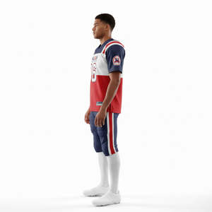 Youth American Football Uniforms Custom Logo Sublimated Jersey Set For Training <b>Matches</b> High Strength Polyester Fabric - Product Image 5