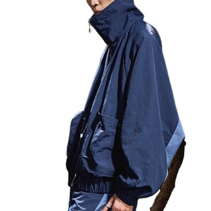 Custom Winter Windbreaker Tracksuit Two Piece Zip <b>Jacket</b> Sweatsuit Polyester Cotton Breathable Set - Product Image 3