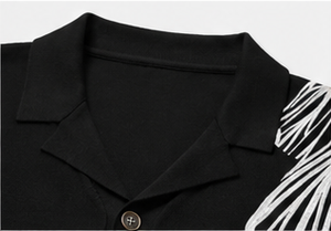 เสื้อเชิ้ตแขนสั้นผู้ชายแบบลำลอง ปกคอพับ เสื้อเชิ้ตฤดูร้อน - Product Image 2