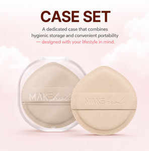 Éponge de maquillage coréenne MAKEHEAL Cloud Pang Pang Puff 2P, forme goutte, grande taille 66 mm, pour fond de teint, K-Beauty - Product Image 4