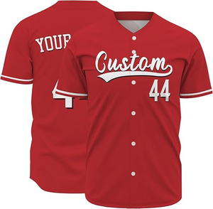 Nuevo Diseño, Precio Razonable, Unisex, Hecho en Pakistán, Transpirable, de Secado Rápido, Antibacteriano, con Nombres de Equipos Personalizados, Camiseta de Béisbol de Talla Grande - Product Image 2