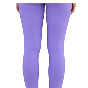 Pantalones de equitación para mujer Lavender, de cintura alta, elásticos, con agarre en las rodillas, para entrenamiento y competición. - Product Image 4