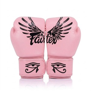 อุปกรณ์กีฬาศิลปะการต่อสู้ MMA สำหรับฝึกซ้อมและต่อสู้ สายรัดปรับได้ น้ำหนักเบา ขนาดสั่งทำพิเศษ หนังแท้สีแดงเลือดหมู Fairtex - Product Image 4