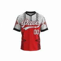 Jersey Baseball Kampus Unisex Nama Tim Kustom Cetak Digital 100% Katun Organik Bernapas Cepat Kering Ukuran Besar V-Neck