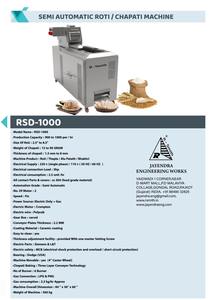 Máquina para Hacer Chapati y Roti Semiautomática RSD 1000 de Excelente Calidad para Cocina Comercial, Disponible para Suministro al por Mayor - Product Image 4