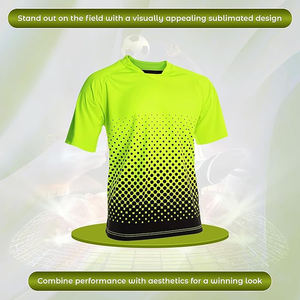 Camiseta de Fútbol, Equipación de Fútbol, Uniforme de Fútbol, Maillot de Fútbol Negro y Verde, Camiseta de Club - Product Image 3