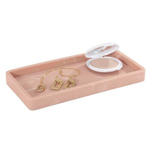 Juego de Dispensador de Jabón y Bandeja de Cerámica Rosa Hecho a Mano, Ideal para Lavarse las Manos Diariamente, para la Encimera del Baño y el Lavabo - Product Image 6