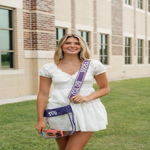 สายกระเป๋าผ้าฝ้ายประดับลูกปัด Go Frogs งานแฮนด์เมด เหมาะสำหรับตกแต่งกระเป๋าส่วนตัว - Product Image 6
