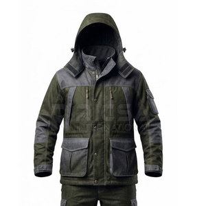 Combinaison et pantalon imperméables, respirants et coupe-vent pour homme adulte, pour la chasse d'hiver, la randonnée et le camping en plein air - Product Image 5