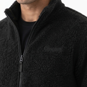 Comfortable Fit for Winter Outdoor Wear Sherpa Jacket for men Wool Men's Sherpa Jacket <b>Warm</b> <b>Fleece</b> Coat with Soft - Product Image 5