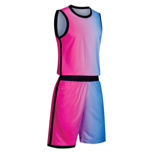 <b>Laker</b> <b>Top</b> Quality Wholesale Price 100% Polyester Material Men's Sublimated Soccer Mesh Basketball Jerseys Sets With Custom Logo - Product Image 3