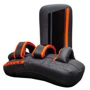 Vente en gros de protège-mains de boxe incurvés en cuir de vachette de qualité supérieure, personnalisés pour le Muay Thai et le Kickboxing - Product Image 5