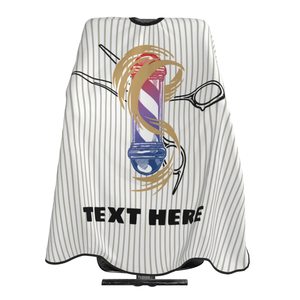 Cape de Coiffeur en Polyester Confortable de Haute Qualité pour Salon de Coiffure, Personnalisable avec Logo, pour Stylistes et Barbiers - Product Image 1