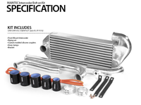 Kit Intercooler Aluminium MAINTEC Performance Tuning Bolt-On untuk KIA FORTE KOUP 1.6T Turbo (2014-2016) Ketebalan 1.5MM Garansi 1 Tahun