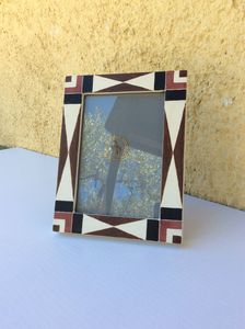 Hot Sale on Artisan Resin <b>Photo</b> <b>Frame</b> with Gloss Finish Tabletop Home Decor Accent Available at Good Price - Product Image 4