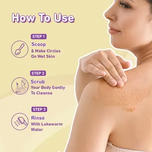 Gommage corporel à base de plantes pour peaux sèches et rugueuses, exfoliant naturel à base de plantes avec huiles essentielles pour usage en spa, vente en gros - Product Image 4