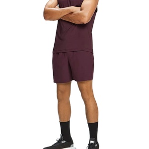 High Street Shorts de sport pour hommes Couleur unie personnalisée Élastique uni Prix raisonnable Workout Fitness High Street Shorts de sport pour hommes - Product Image 4