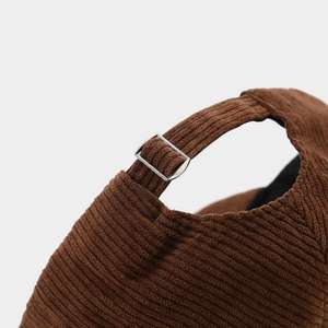 Gorra de béisbol coreana de pana con letras bordadas para hombre y mujer, nueva colección - Product Image 6