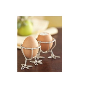 Grand panier à œufs en métal pour ranger les œufs en toute sécurité dans la cuisine, le garde-manger et la ferme avicole - Product Image 5