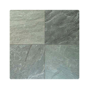 Tuiles en pierre d'ardoise vert océan pour revêtements muraux, sols intérieurs, toitures, escaliers et construction résidentielle - Product Image 1