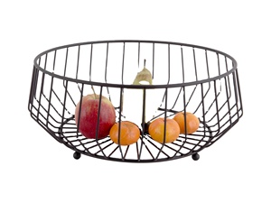 Metal Wire Fruit Bowl Iron Arts Fruit Storage <b>Baskets</b> For Kitchen Counter Countertop Vegetables <b>Bread</b> Snacks Potpourris - Product Image 6
