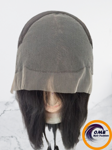<b>Short</b> Brazilian Hair Lace Front Full Lace <b>Wig</b> with Transparent Lace 150% Density Natural Looking - Product Image 3