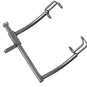 Espéculo Ocular Ajustable de Acero Inoxidable Alemán, Retractor de Párpados Oftálmico, Instrumento Quirúrgico de Precisión - Product Image 2