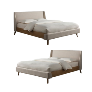 Muebles modernos de hotel y dormitorio Cama de madera con funda Juego de cama de madera de la más alta calidad a la VENTA - Product Image 2