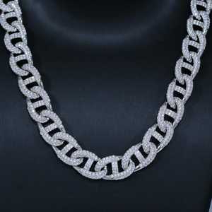 Collar de Cadena Cubana Miami Iced Out con Diamantes de Moissanita, Plata 925, Joyería Fina, Estilo Hip Hop, Moderno, para Fiesta de Raperos, para Hombres - Product Image 5