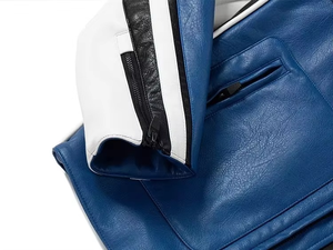 Chaqueta de Cuero Vacuno de Tres Tonos de Última Tendencia 2026 para Hombre, Cuello Alto, Resistente al Viento, Transpirable, Tallas Grandes, Chaquetas de Cuero de Invierno - Product Image 5