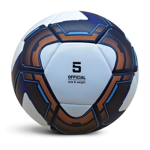 GAMEGAZER HB-1007 Ballon de football cousu main de haute qualité, taille 4, poids 400-440G, circonférence 620-640MM, en PU et EVA, pour usage intérieur, avec chambre à air enroulée - Product Image 5