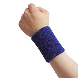 สายรัดข้อมือกีฬา ราคาถูก MOQ ต่ำ รับทำโลโก้ ผ้าฝ้าย 100% แห้งเร็ว ระบายอากาศดี ป้องกันอย่างมืออาชีพ รับผลิตแบบ OEM ODM - Product Image 2