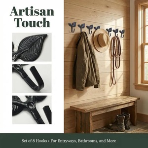 Metal Wall Mounted U Hook Hanging Storage <b>Holder</b> Utility Hardware - Product Image 5