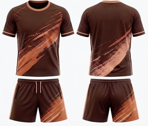 Uniforme de Fútbol Personalizado Transpirable 100% Poliéster de Secado Rápido, Jersey de Fútbol de Alta Calidad con Nombre de Equipo Personalizado y Opciones en Blanco - Product Image 5