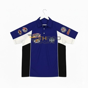 Chemises boutonnées de course F1, chemises d'équipe de pit stop et chemises de mécanicien de course, conception personnalisée, logos d'équipe, noms, fabricant d'articles de course automobile - Product Image 4