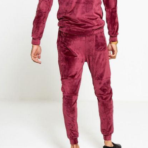 Premium <b>Men</b> <b>Velvet</b> Track Suit Soft Velour Hooded <b>Jacket</b> Pants Set Wholesale Luxury Two Piece Modern Casual <b>Velvet</b> Track Suit - Product Image 6