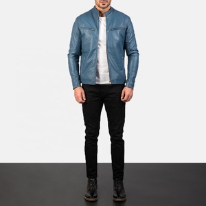 2026 Men's Autumn <b>Winter</b> Stand Collar Genuine <b>Leather</b> <b>Jacket</b> Business Casual Zipper PU <b>Leather</b> Motorcycle <b>jacket</b> for men - Product Image 1