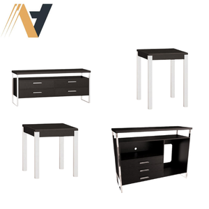 OEM/ODM Best Western Premier Ensemble de meubles de chambre à coucher de luxe pour hôtel-Pouf moderne en bois et métal réglable Queen Respectueux de l'environnement - Product Image 3