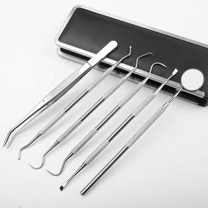 Kit d'outils d'hygiène dentaire en acier inoxydable de haute qualité |   Ensemble d'instruments chirurgicaux manuels, autoclavables, certifiés CE pour - Product Image 3