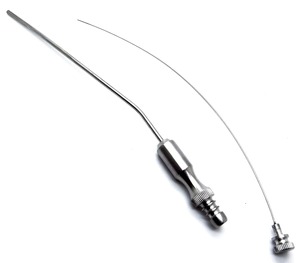 8 tubes d'aspiration Frazier en acier inoxydable, instruments médicaux ORL et de neurochirurgie - Product Image 5